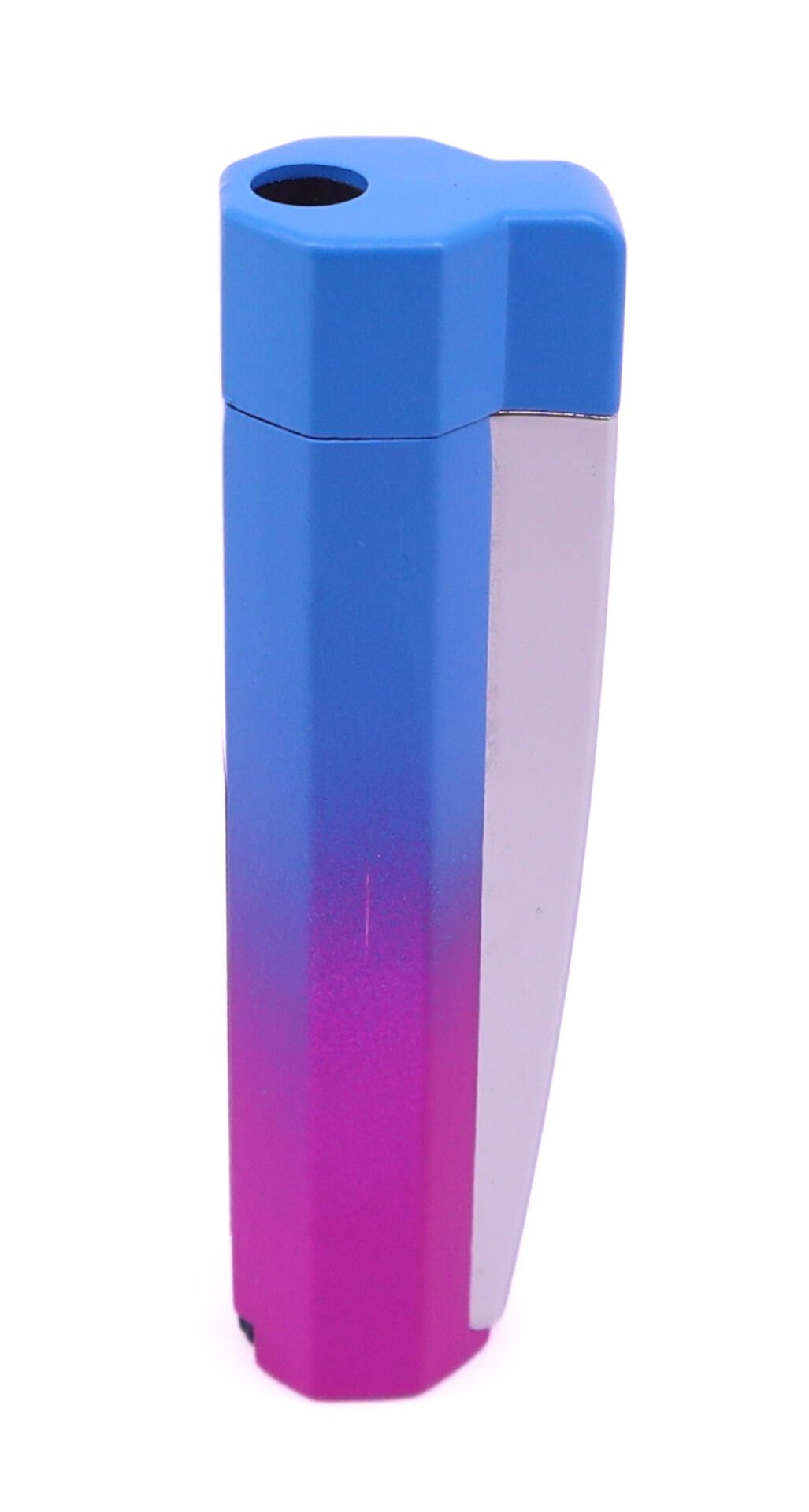 Metal Tek Torch Jet Alev Puro Çakmağı - Mavi/Mor