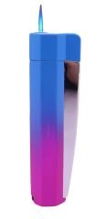 Metal Tek Torch Jet Alev Puro Çakmağı - Mavi/Mor