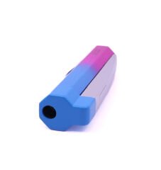 Metal Tek Torch Jet Alev Puro Çakmağı - Mavi/Mor