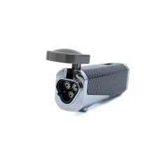 Profesyonel Puro Çakmağı Rüzgara Dayanıklı 3 Jet Alev ve Delici Bir Arada - Karbon Fiber Dizayn