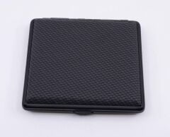 Angelo Siyah Karbon Fiber Görünüm Şık Tasarımlı Tabaka - Paslanmaz Krom Kaplama İç Yüzey