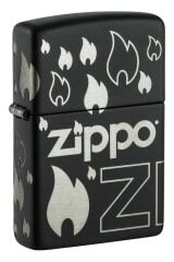 Zippo Monochrome Blaze Dizayn Çakmak