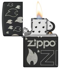 Zippo Monochrome Blaze Dizayn Çakmak