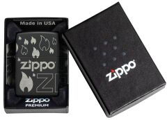 Zippo Monochrome Blaze Dizayn Çakmak