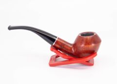 Şahin Kırmızı Yıldız 145 9mm. Filtreli Ebonit Saplı Pipo - Rhodesian 237027