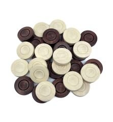 Eser Lüks Ağaç Tavla Pulu No:5