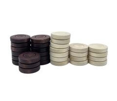 Eser Lüks Ağaç Tavla Pulu No:5