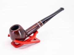 Şahin Kırmızı Yıldız 103 9mm. Filtreli Ebonit Saplı Pipo - Billiard 237060