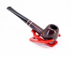 Şahin Kırmızı Yıldız 103 9mm. Filtreli Ebonit Saplı Pipo - Billiard 237060