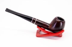 Şahin Kırmızı Yıldız 103 9mm. Filtreli Ebonit Saplı Pipo - Billiard 237060