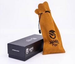 Şahin Kırmızı Yıldız 103 9mm. Filtreli Ebonit Saplı Pipo - Billiard 237060