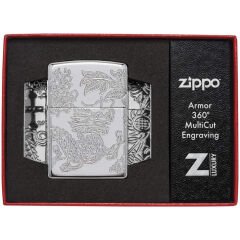 Zippo Armor® Dragon Phoenix Dizayn Çakmak