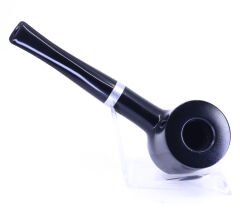 Falconetti Poker 9 mm Filtreli Metal Bilezikli Pipo Siyah