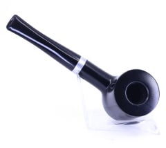 Falconetti Poker 9 mm Filtreli Metal Bilezikli Pipo Siyah