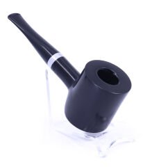 Falconetti Poker 9 mm Filtreli Metal Bilezikli Pipo Siyah