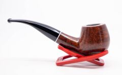 Şahin Kırmızı Yıldız 320 9mm. Filtreli Akrilik Saplı Pipo - Bent Apple 237230