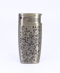 Gravür İşleme Tek Torch Puro Çakmağı - Pirinç