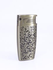 Gravür İşleme Tek Torch Puro Çakmağı - Pirinç