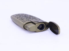 Gravür İşleme Tek Torch Puro Çakmağı - Pirinç
