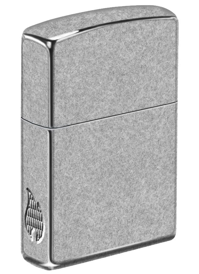 Zippo Armor® Zippo Flame Antique Silver Dizayn Çakmak