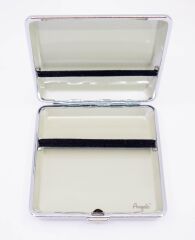 Angelo Kapitone İşleme Deri Kaplama Tabaka - Beyaz