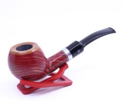 Falconetti Metal Bilezikli 9mm Filtreli Pipo Half Bent 03