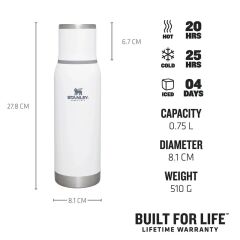 Stanley Adventure To-Go Vakumlu Paslanmaz Çelik Termos 0,75 Lt - Polar