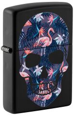 Zippo Flamingo Skull Design Çakmak