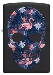 Zippo Flamingo Skull Design Çakmak