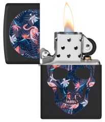 Zippo Flamingo Skull Design Çakmak