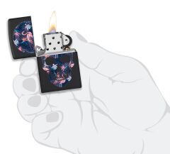 Zippo Flamingo Skull Design Çakmak