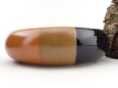 Hauser Mantarlı Porselen Pipo Küllüğü Siyah-Kahverengi