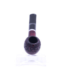 Pipsan İşlemeli Mini Pipo Metal Filtre Metal Bilezikli