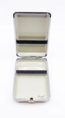 Angelo Kapitone İşleme Deri Kaplama Slim Tabaka - Pembe