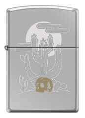 Zippo Cactus And Skull Dizayn Çakmak