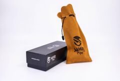 Şahin Kırmızı Yıldız 234 9mm. Filtreli Akrilik Saplı Pipo - Bent Billiard 237099a