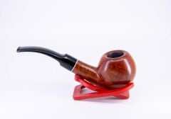 Şahin Kırmızı Yıldız 234 9mm. Filtreli Akrilik Saplı Pipo - Bent Billiard 237099a