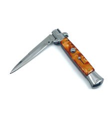 AKC Stiletto Bıçak Sedefli Kabze - Kahverengi