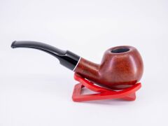 Şahin Kırmızı Yıldız 234 9mm. Filtreli Akrilik Saplı Pipo - Bent Billiard 237099b