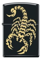 Zippo Scorpion Black Matte Dizayn Çakmak