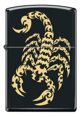 Zippo Scorpion Black Matte Dizayn Çakmak