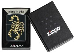 Zippo Scorpion Black Matte Dizayn Çakmak