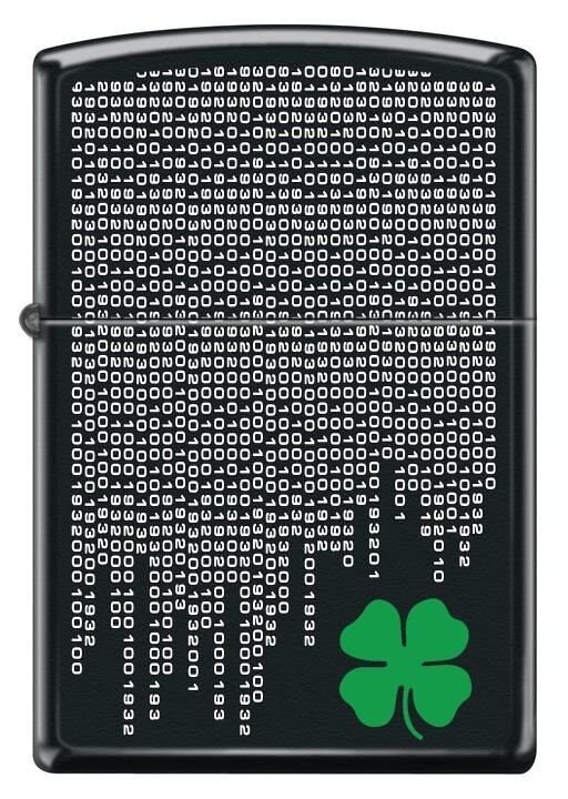 Zippo Binary Clover Design Çakmak