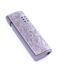 Promise İşlemeli Gunmetal Çakmak