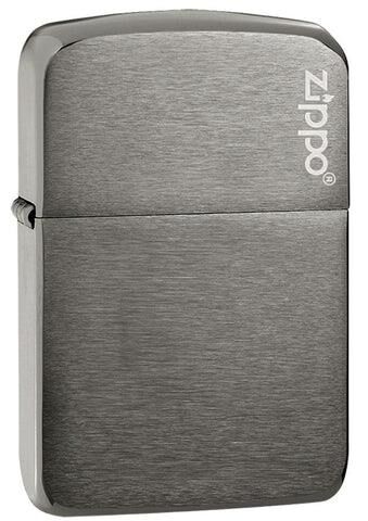 Zippo 1941 Black Ice Çakmak Logolu