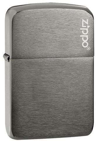 Zippo 1941 Black Ice Çakmak Logolu