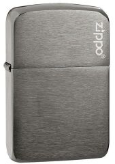 Zippo 1941 Black Ice Çakmak Logolu