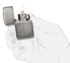 Zippo 1941 Black Ice Çakmak Logolu