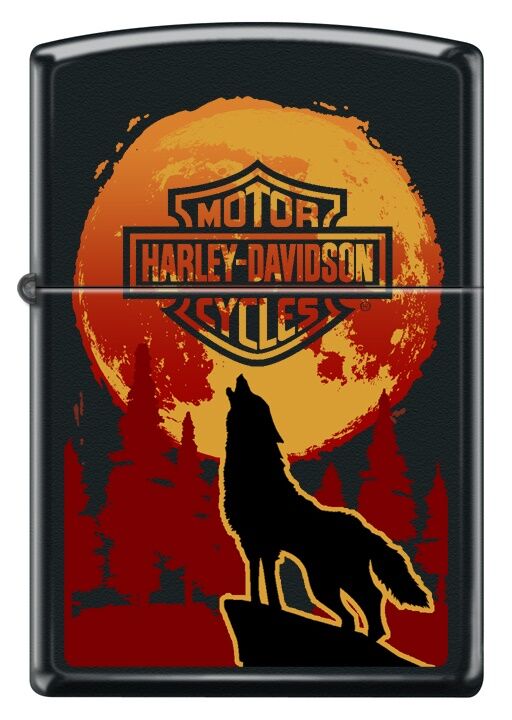 Zippo Harley-Davidson Howling Wolf Dizayn Çakmak