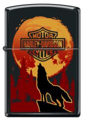Zippo Harley-Davidson Howling Wolf Dizayn Çakmak
